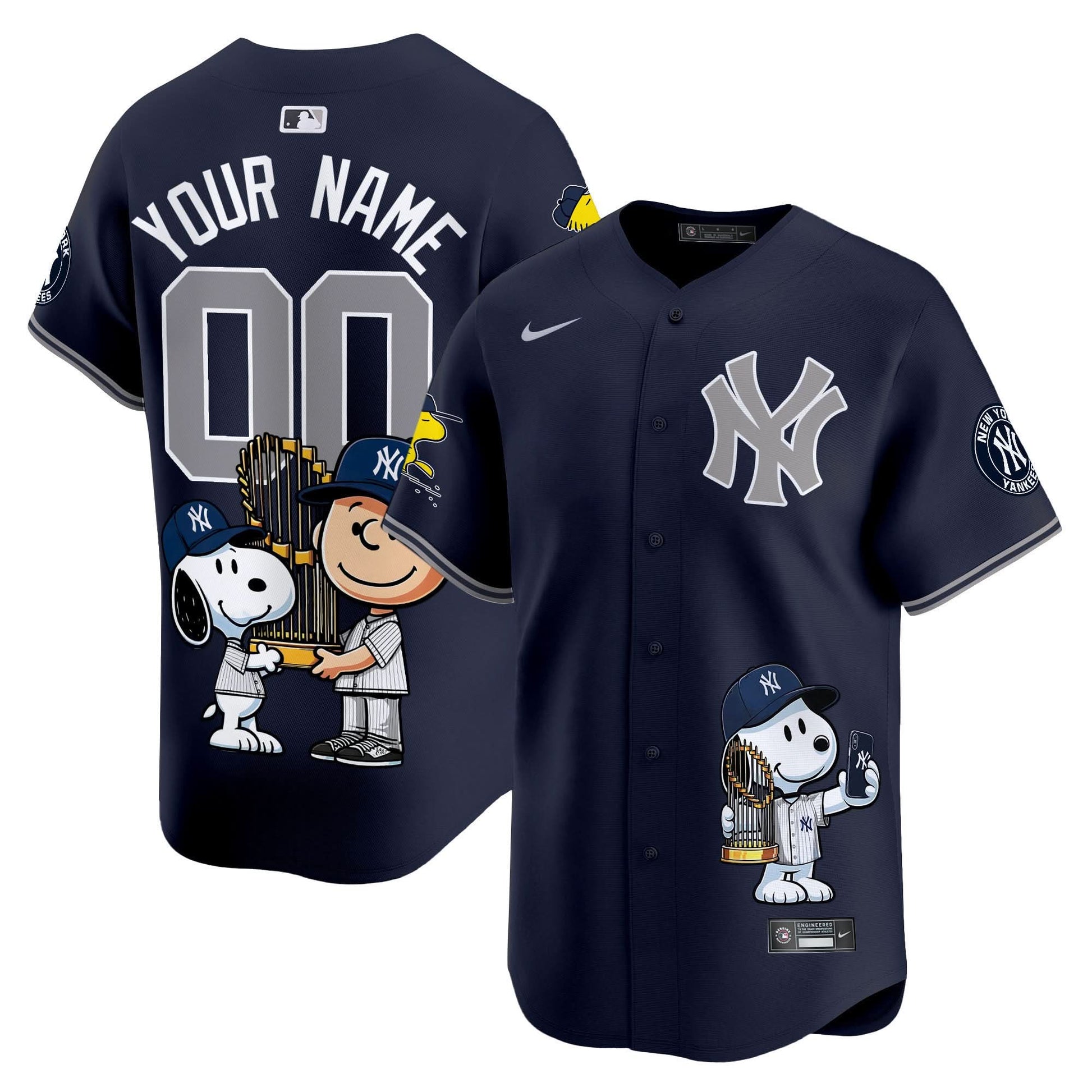 Unisex New York Yankees Vapor Premier Limited Custom Jersey - Printed