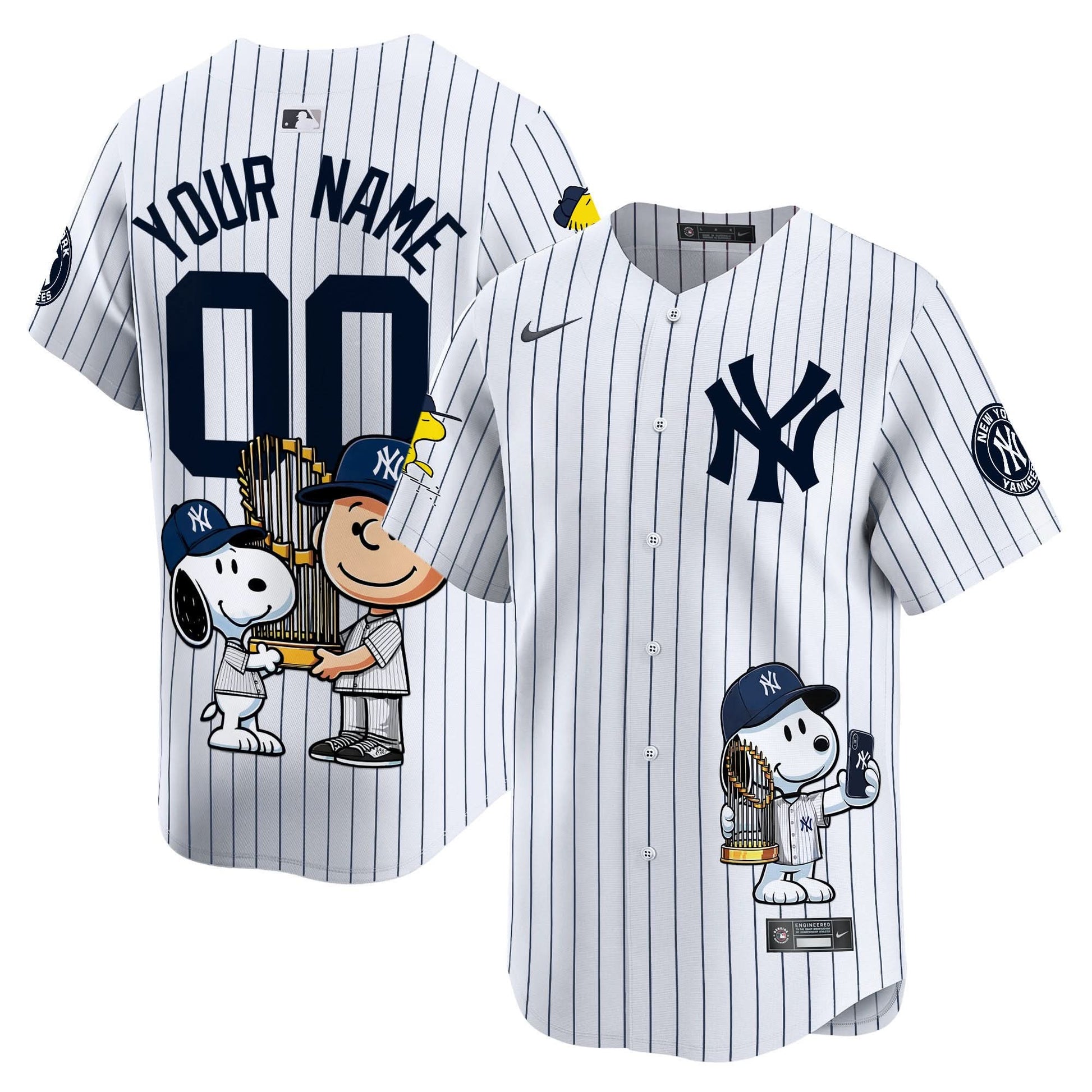 Unisex New York Yankees Vapor Premier Limited Custom Jersey - Printed