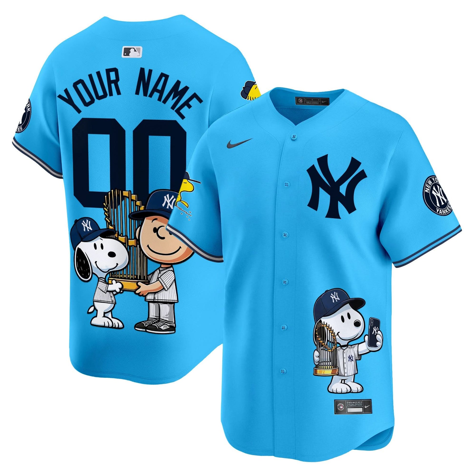 Unisex New York Yankees Vapor Premier Limited Custom Jersey - Printed
