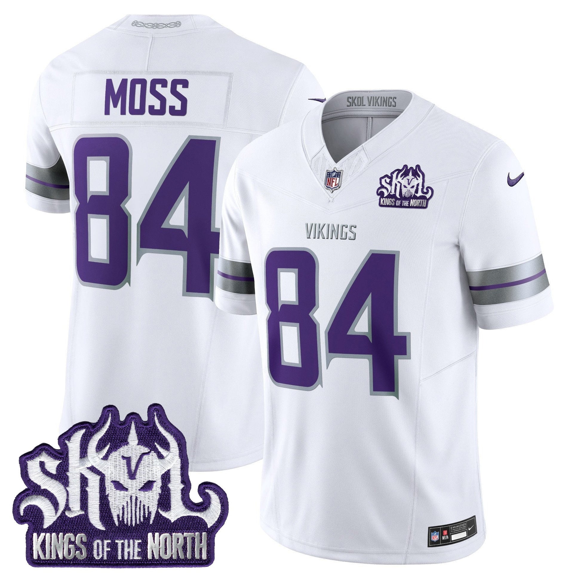 Minnesota Vikings 2025 Winter Warrior Skol Patch Vapor Limited Jersey - All Stitched