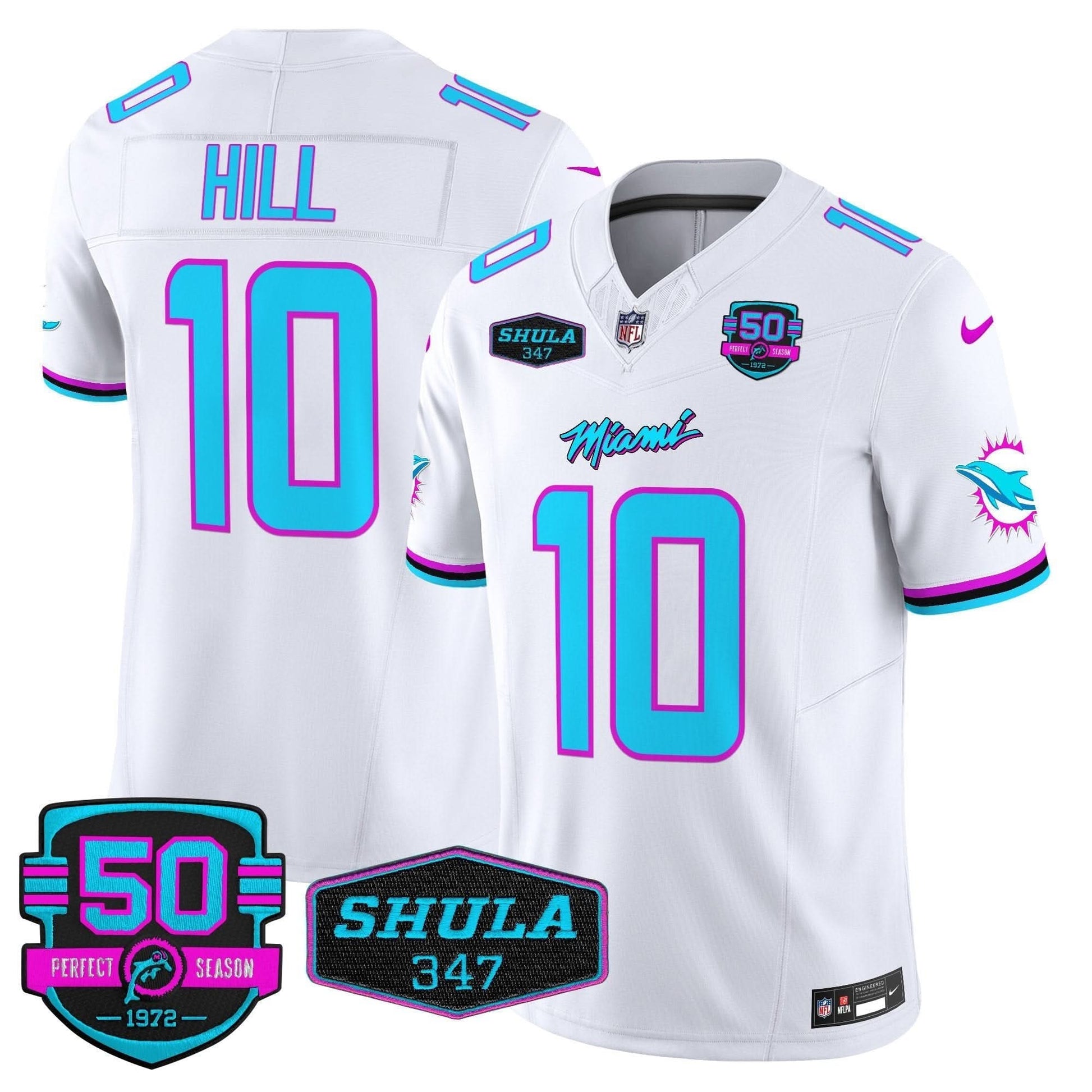 Dolphins "Miami Vice" Vapor Limited Jersey V4 - All Stitched