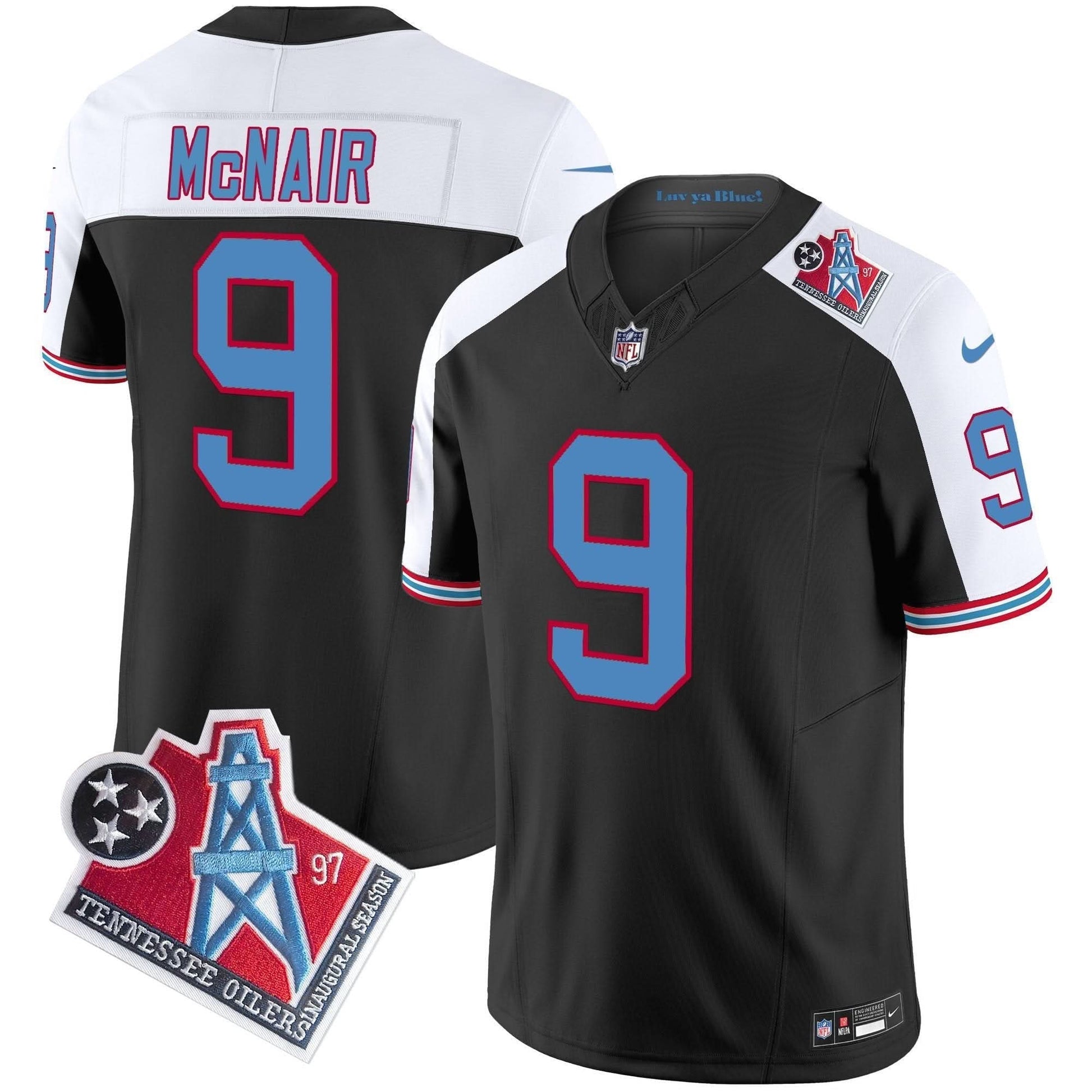 Titans 1997 Throwback Vapor Limited Jersey - All Stitched
