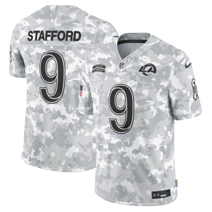 Rams 2024 Salute to Service Vapor Limited Jersey - Arctic Camo - All Stitched