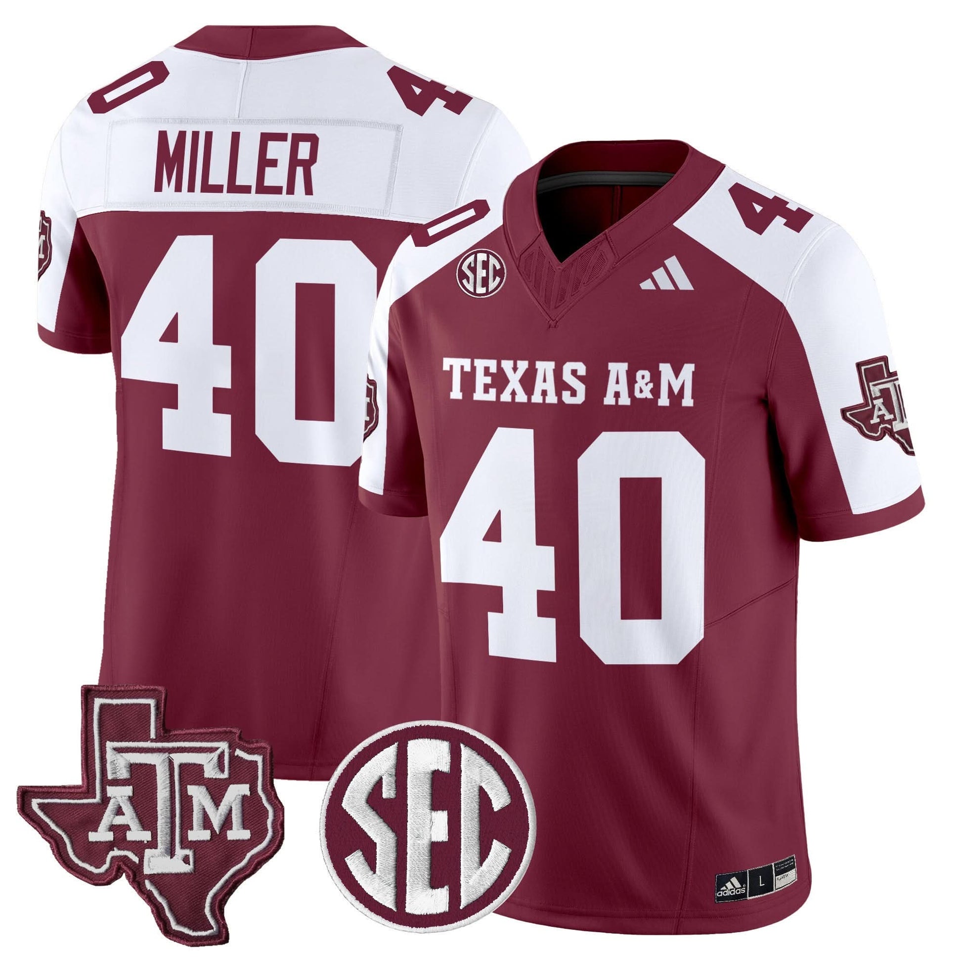 Texas A&M Aggies 2025 Vapor Limited Jersey - All Stitched