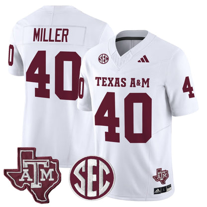 Texas A&M Aggies 2025 Vapor Limited Jersey - All Stitched
