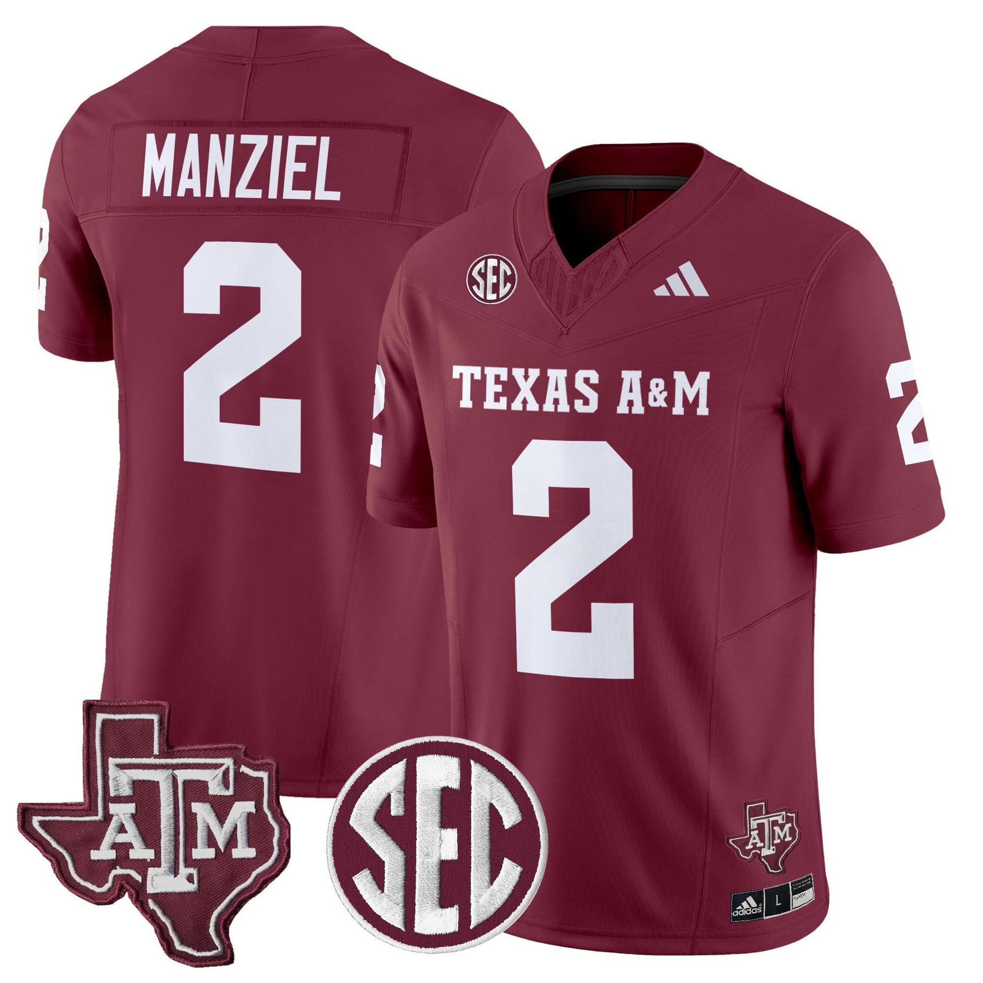 Texas A&M Aggies 2025 Vapor Limited Jersey - All Stitched