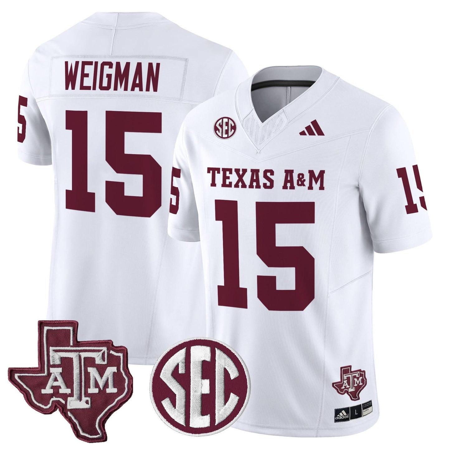 Texas A&M Aggies 2025 Vapor Limited Jersey - All Stitched