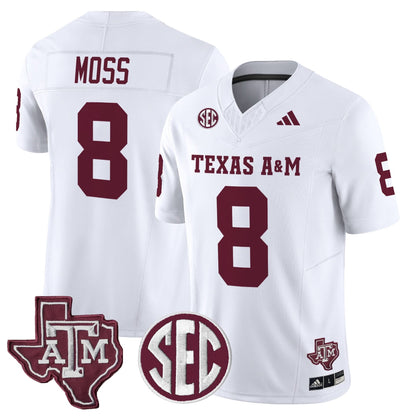 Texas A&M Aggies 2025 Vapor Limited Jersey - All Stitched