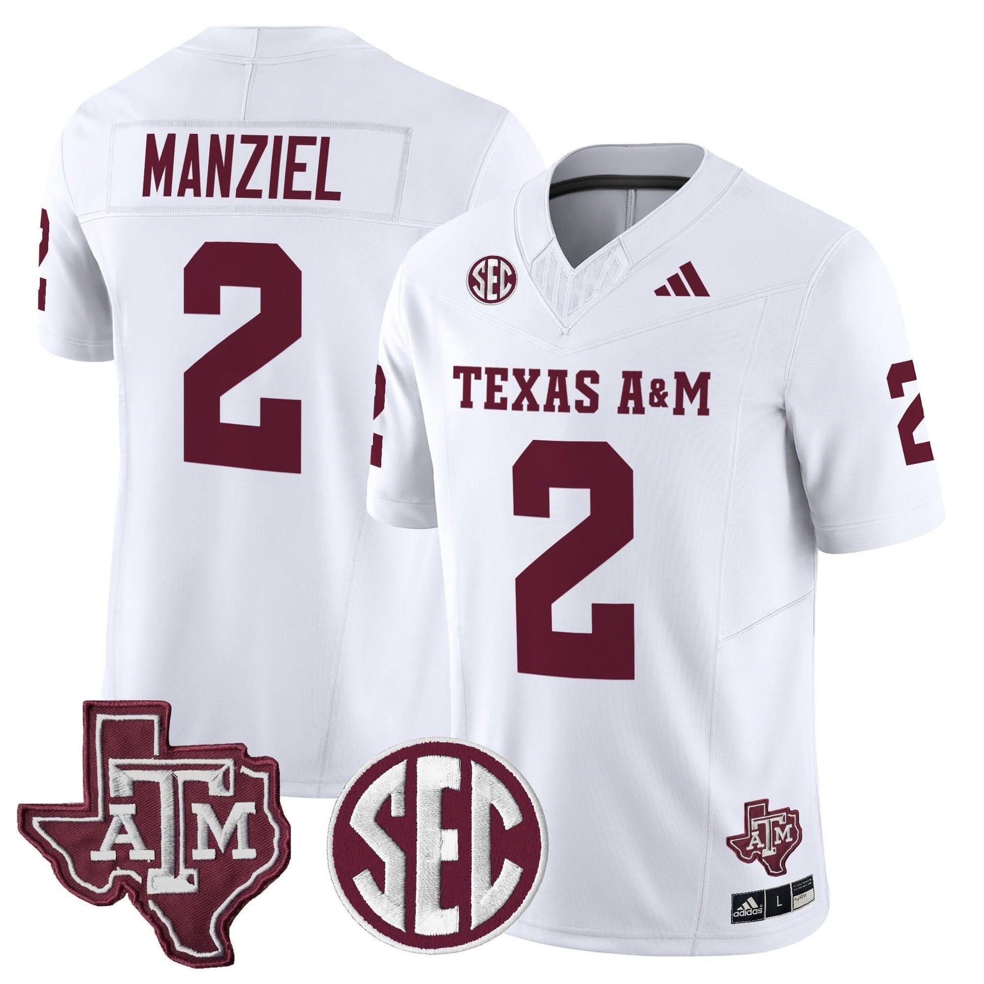 Texas A&M Aggies 2025 Vapor Limited Jersey - All Stitched