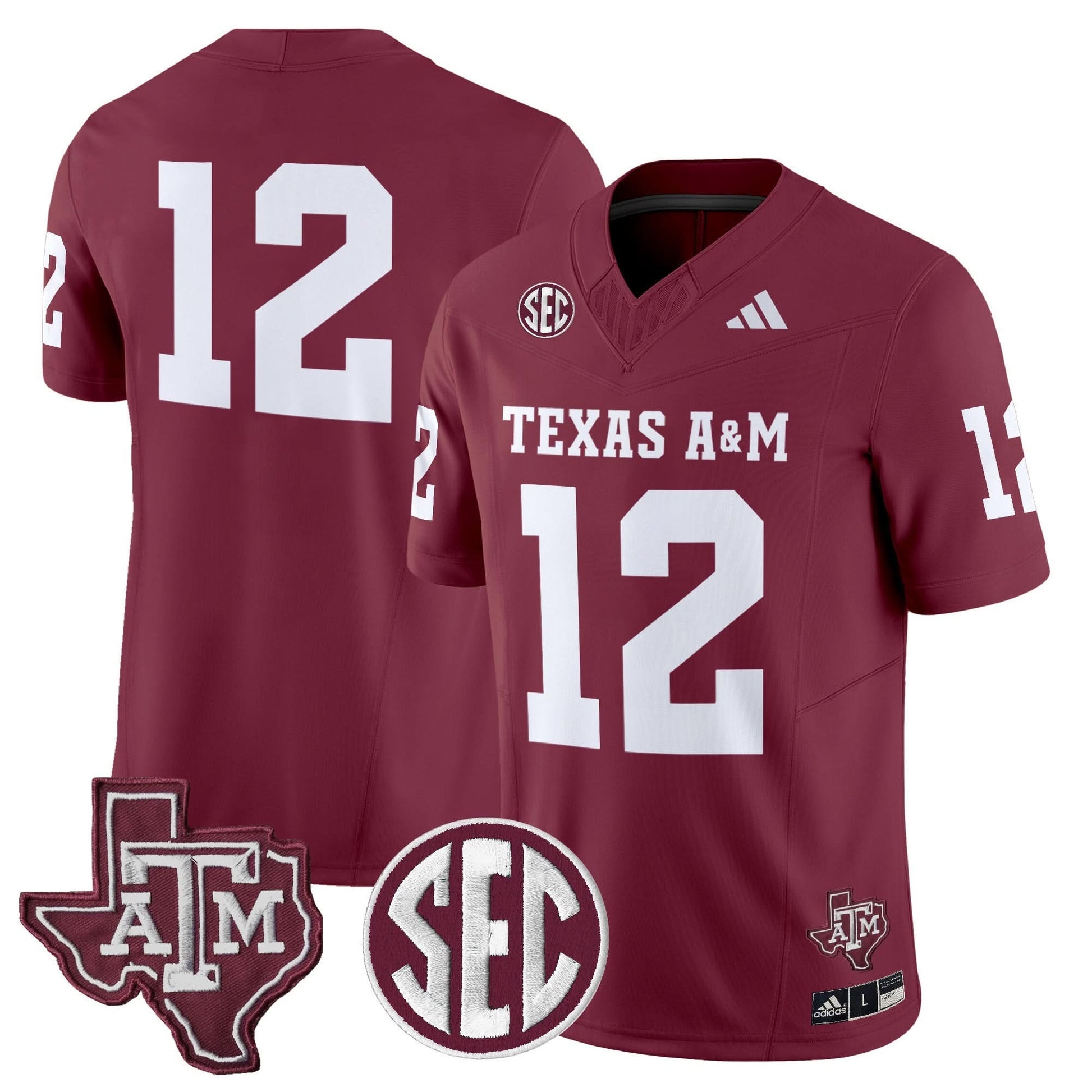 Texas A&M Aggies 2025 Vapor Limited Jersey - All Stitched