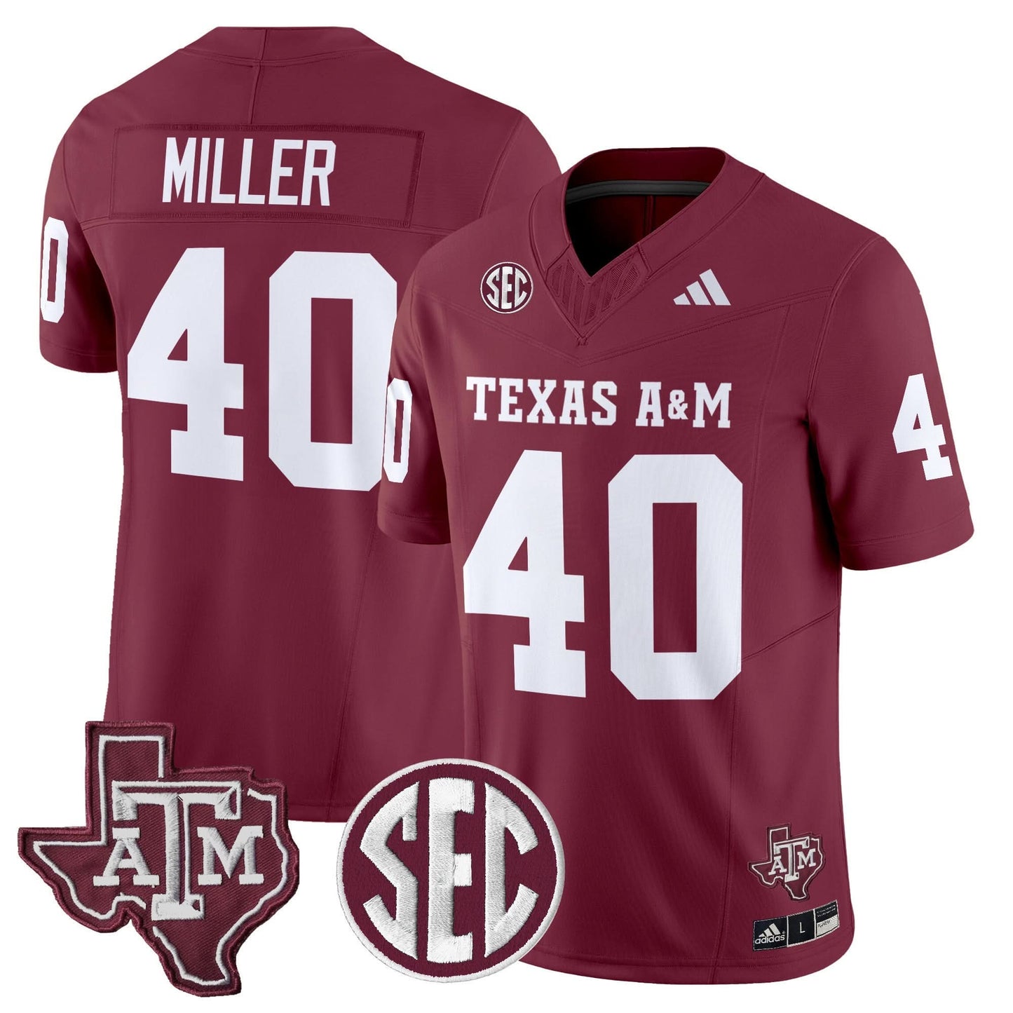Texas A&M Aggies 2025 Vapor Limited Jersey - All Stitched