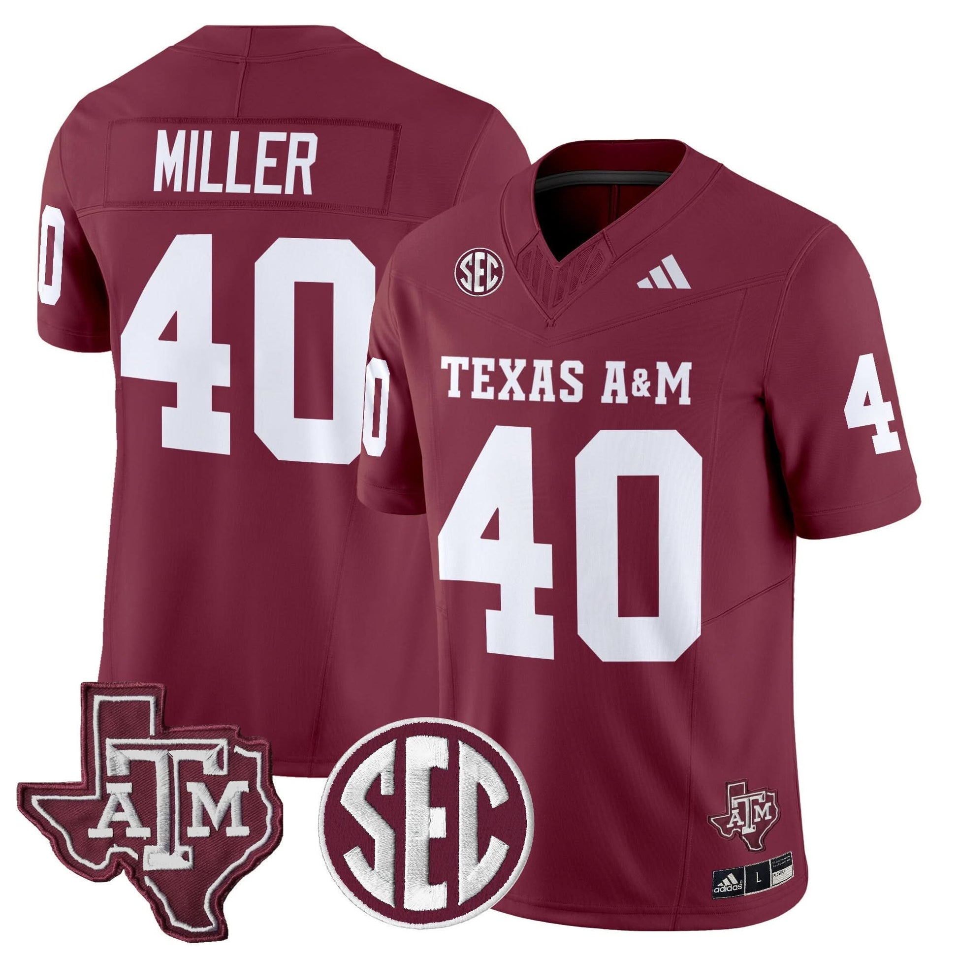 Texas A&M Aggies 2025 Vapor Limited Jersey - All Stitched