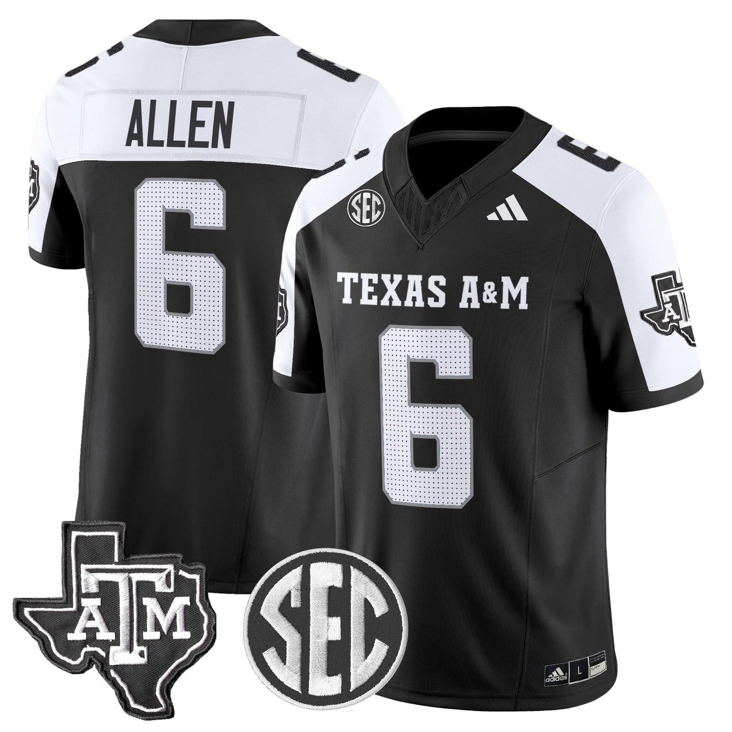 Texas A&M Aggies 2025 Vapor Limited Jersey - All Stitched