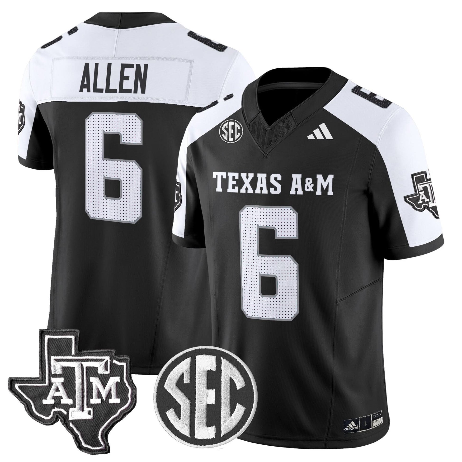 Texas A&M Aggies 2025 Vapor Limited Jersey - All Stitched
