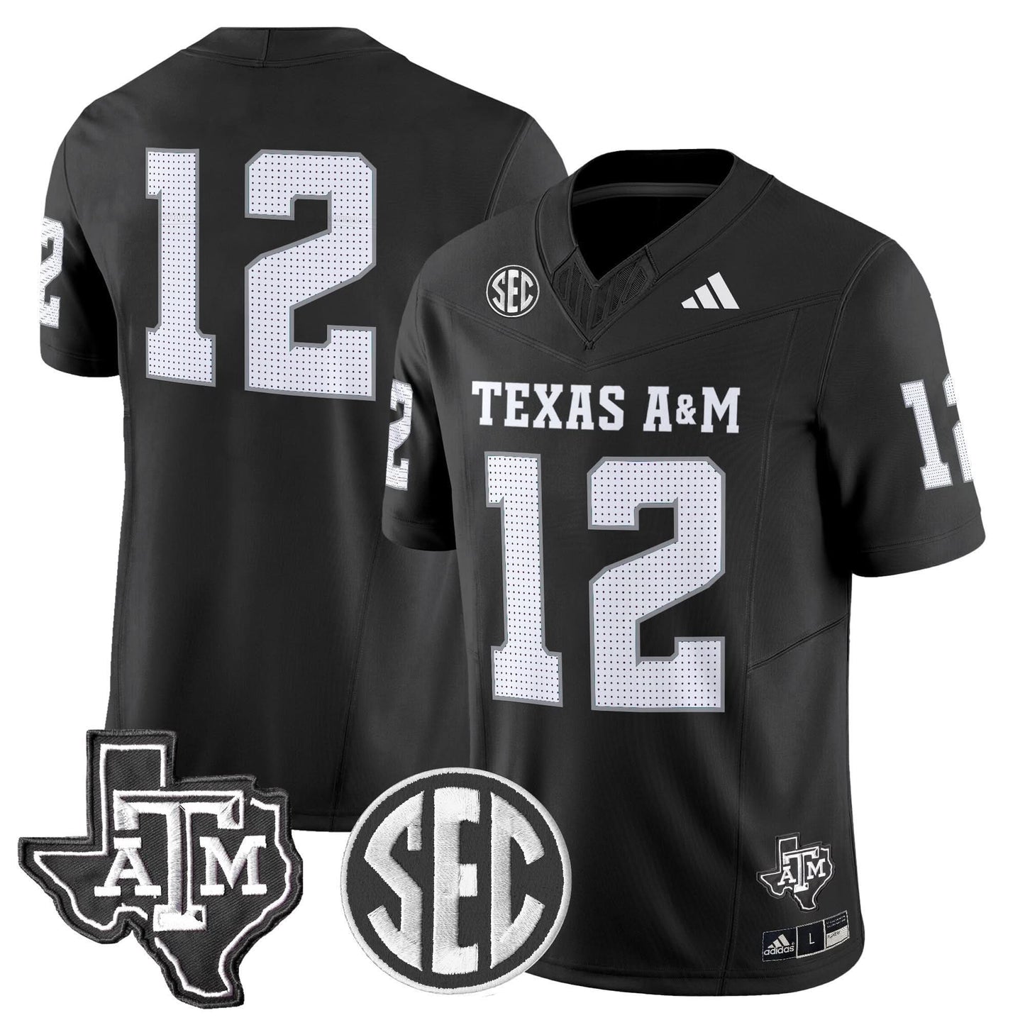 Texas A&M Aggies 2025 Vapor Limited Jersey - All Stitched
