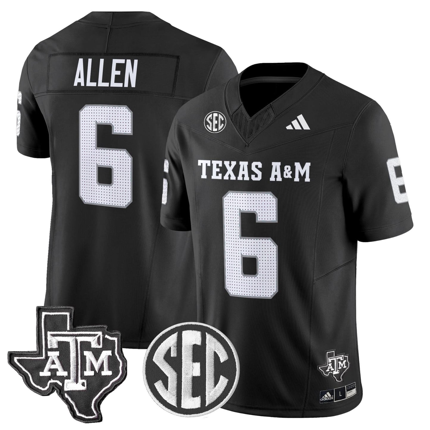 Texas A&M Aggies 2025 Vapor Limited Jersey - All Stitched