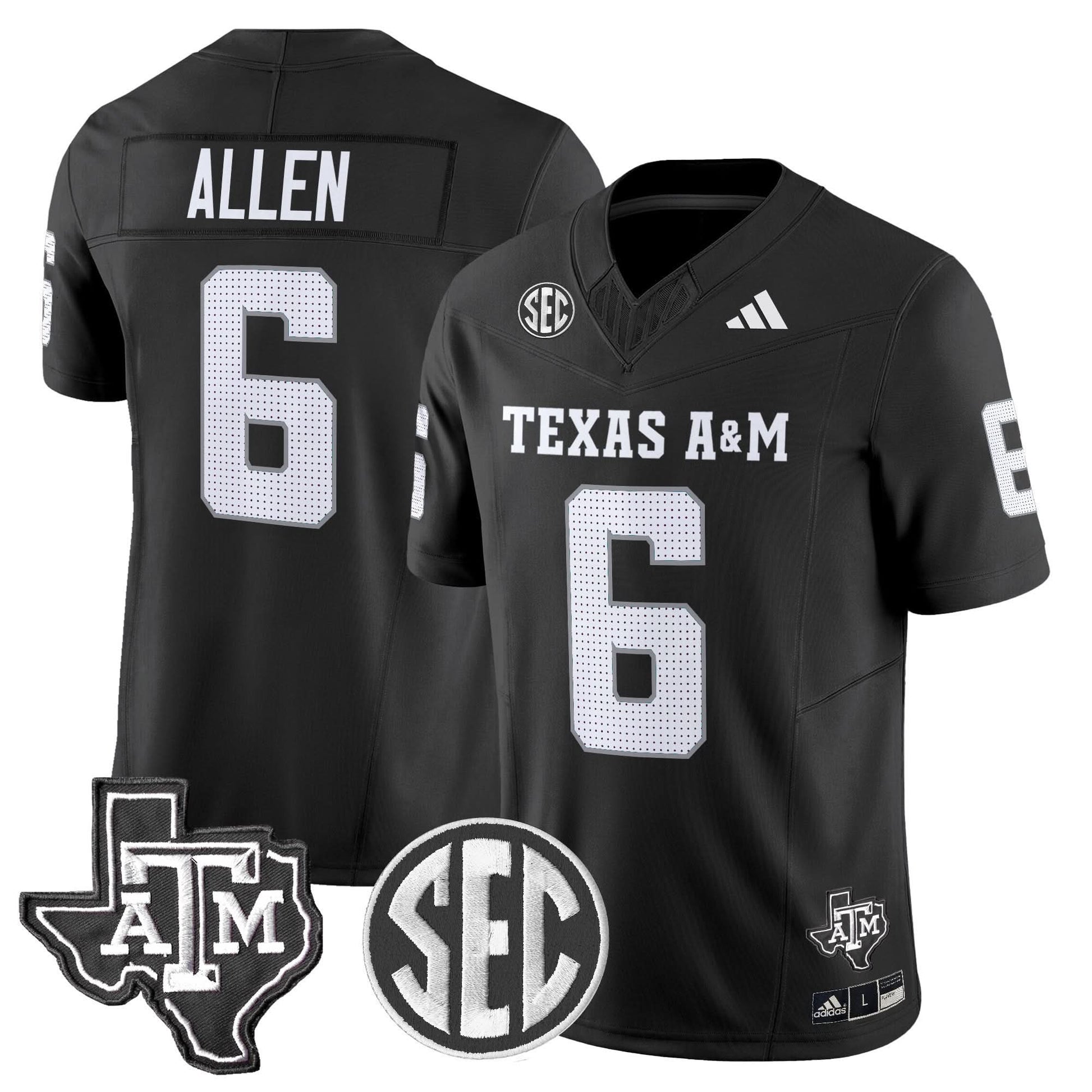 Texas A&M Aggies 2025 Vapor Limited Jersey - All Stitched