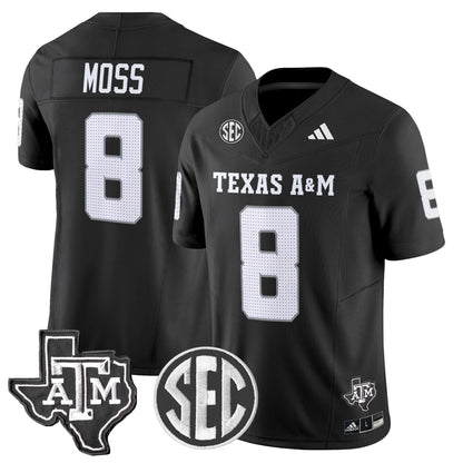 Texas A&M Aggies 2025 Vapor Limited Jersey - All Stitched