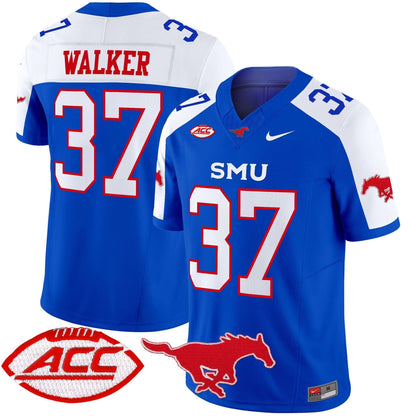 SMU Mustangs 2025 Vapor Limited Jersey - All Stitched