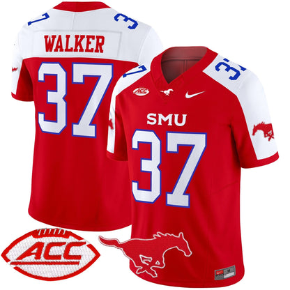SMU Mustangs 2025 Vapor Limited Jersey - All Stitched