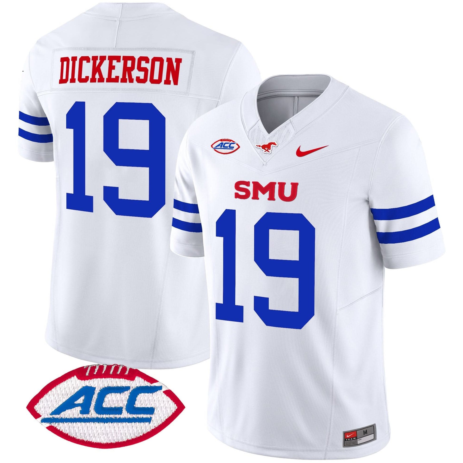 SMU Mustangs 2025 Vapor Limited Jersey - All Stitched