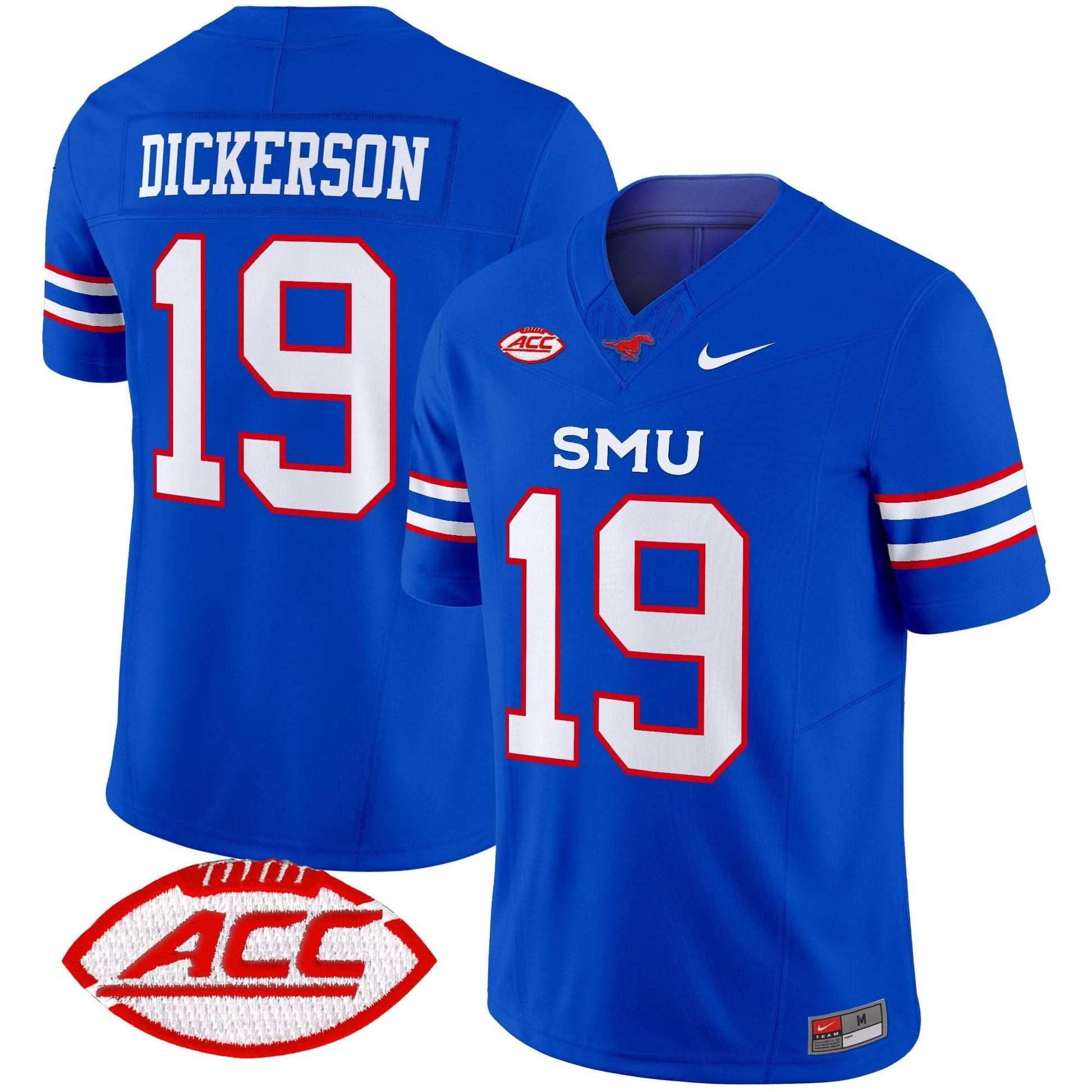 SMU Mustangs 2025 Vapor Limited Jersey - All Stitched