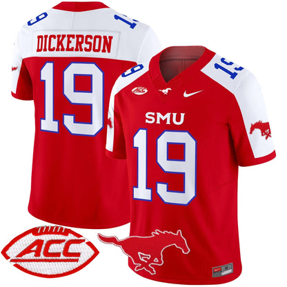 SMU Mustangs 2025 Vapor Limited Jersey - All Stitched