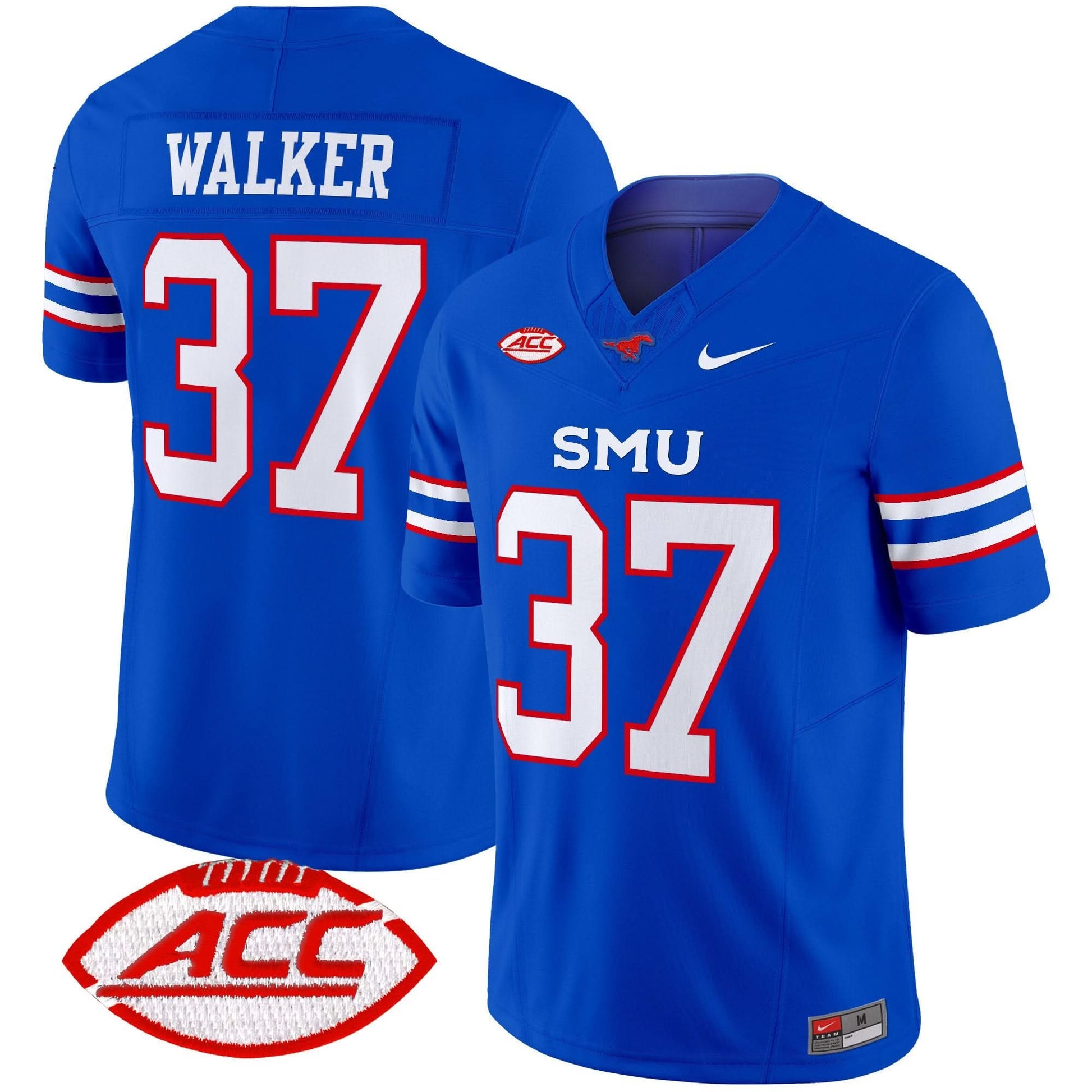 SMU Mustangs 2025 Vapor Limited Jersey - All Stitched