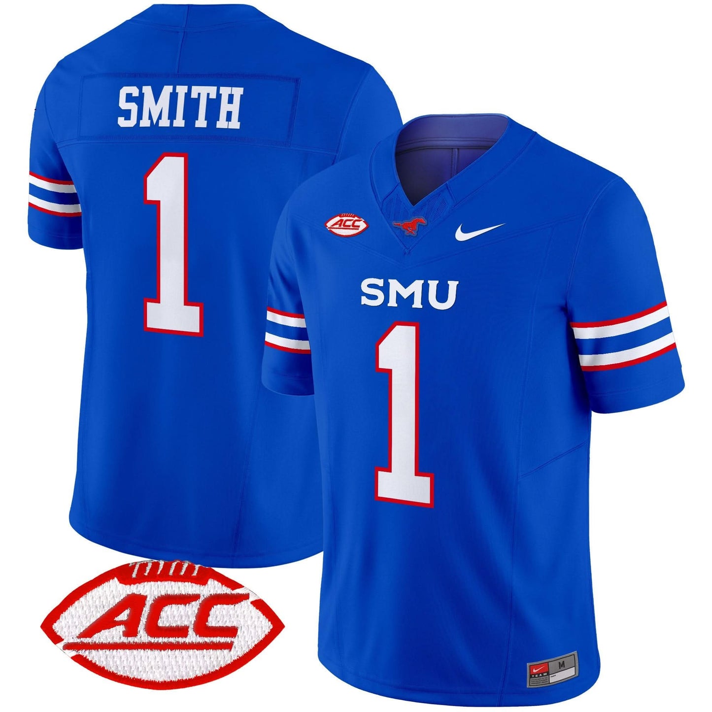 SMU Mustangs 2025 Vapor Limited Jersey - All Stitched
