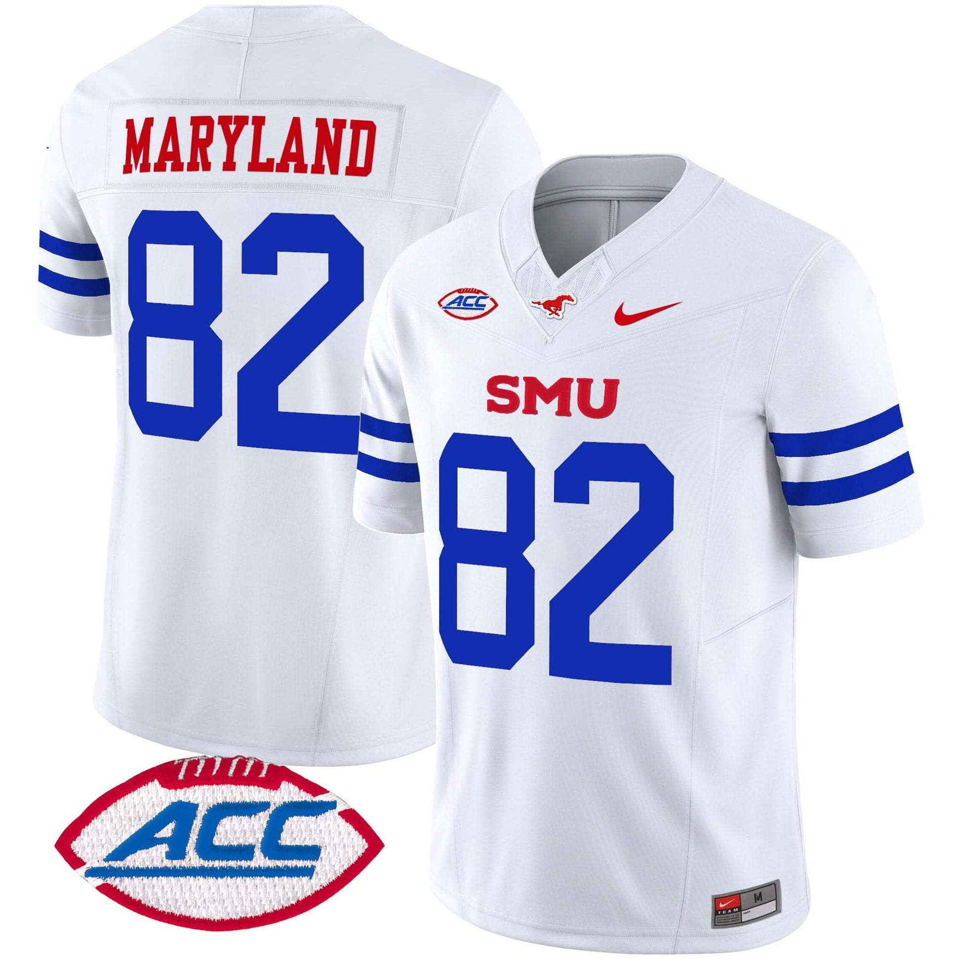 SMU Mustangs 2025 Vapor Limited Jersey - All Stitched