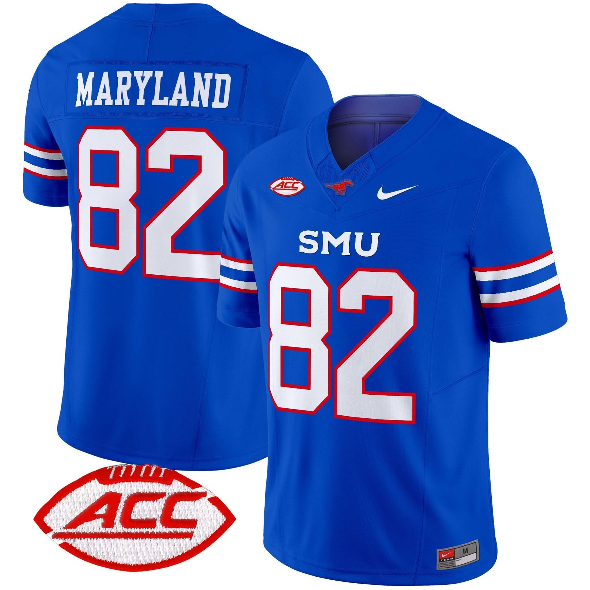 SMU Mustangs 2025 Vapor Limited Jersey - All Stitched