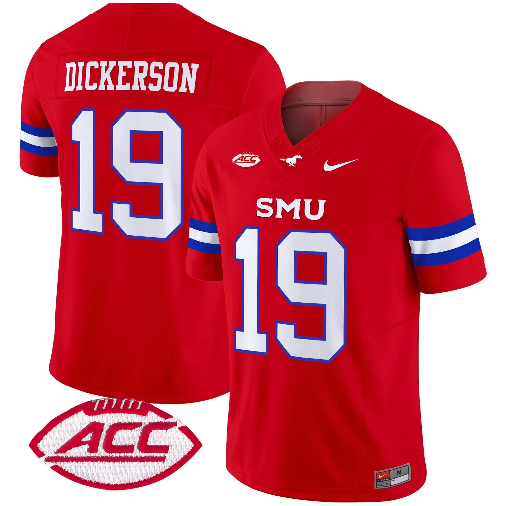 SMU Mustangs 2025 Vapor Limited Jersey - All Stitched