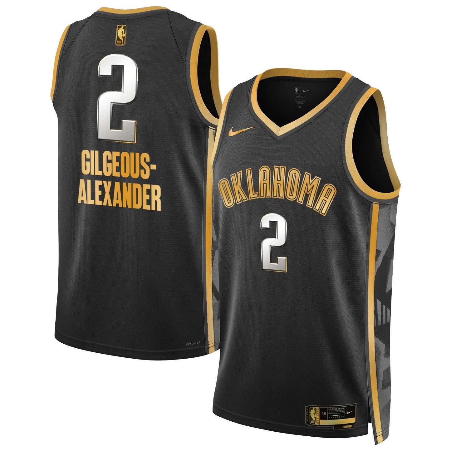 Oklahoma City Thunder 2024/25 City Edition Swingman Jersey - All Stitched