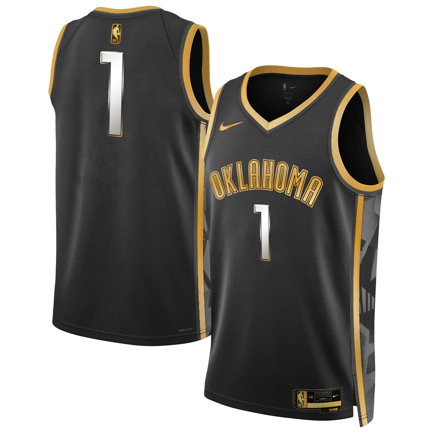 Oklahoma City Thunder 2024/25 City Edition Swingman Jersey - All Stitched