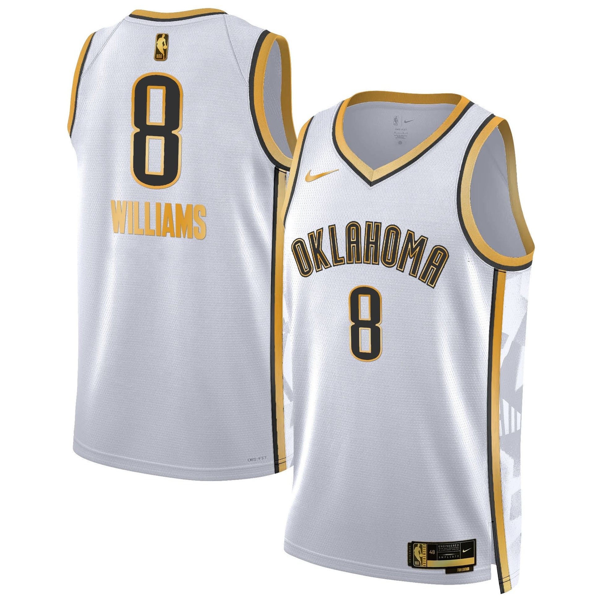 Oklahoma City Thunder 2024/25 City Edition Swingman Jersey - All Stitched