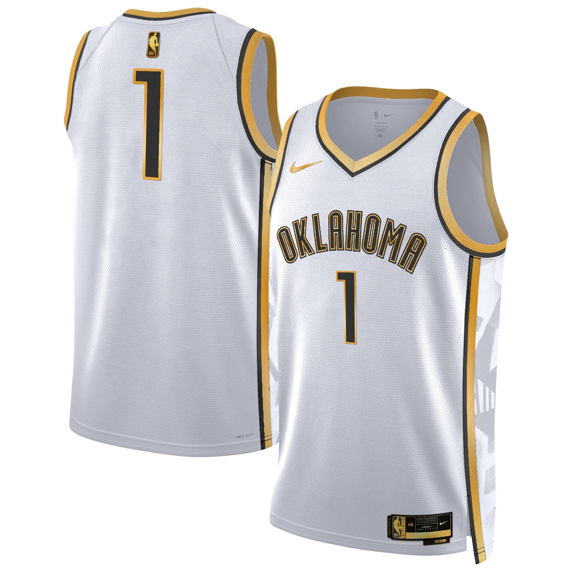 Oklahoma City Thunder 2024/25 City Edition Swingman Jersey - All Stitched