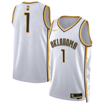 Oklahoma City Thunder 2024/25 City Edition Swingman Jersey - All Stitched