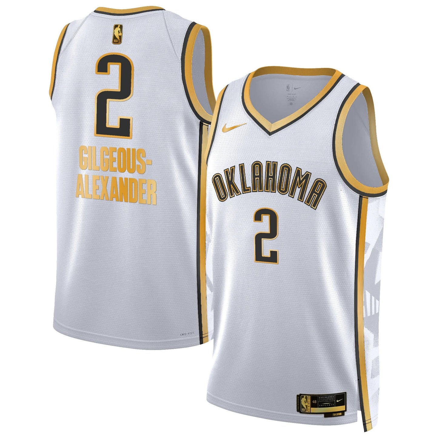 Oklahoma City Thunder 2024/25 City Edition Swingman Jersey - All Stitched