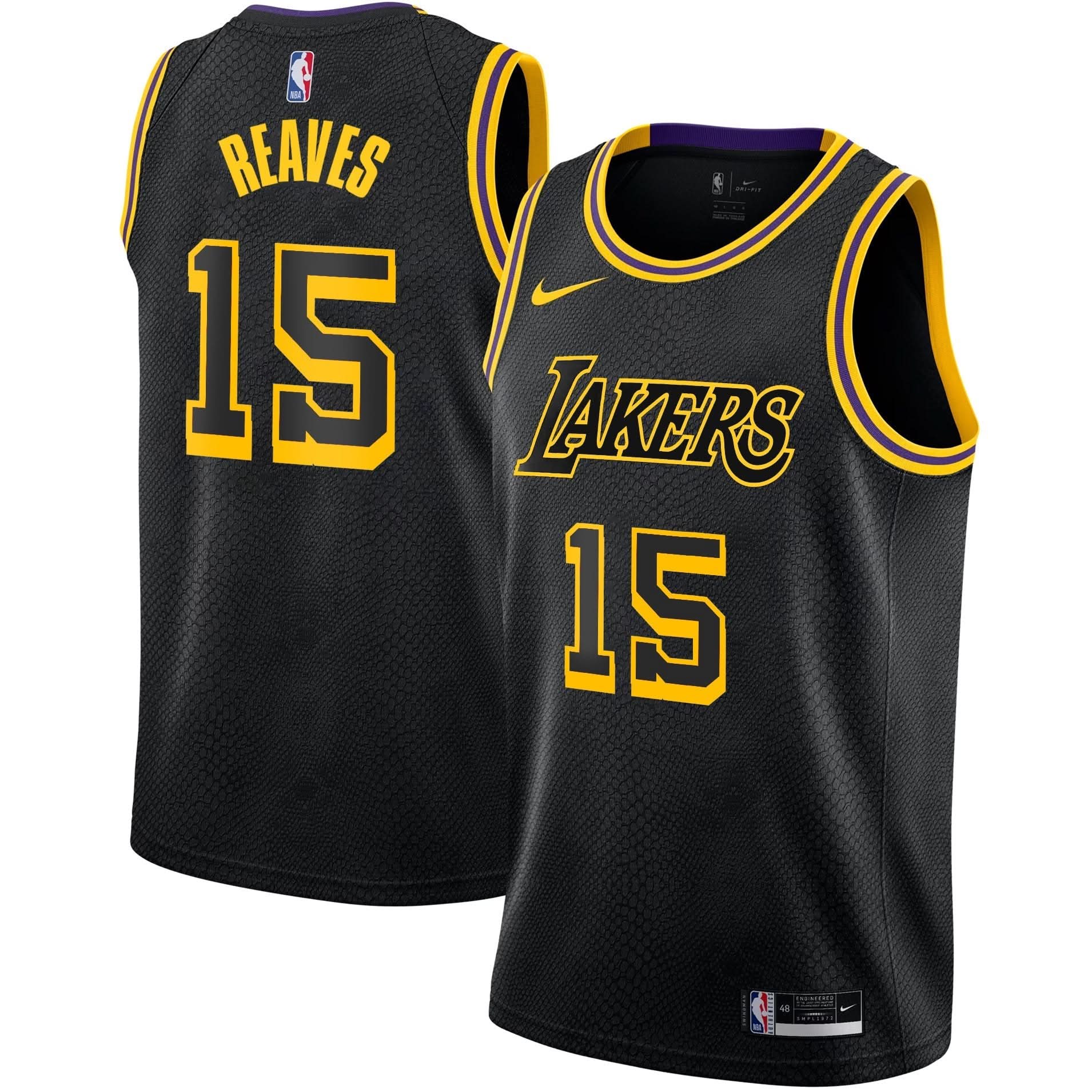 Los Angeles Lakers Swingman Jersey - All Stitched