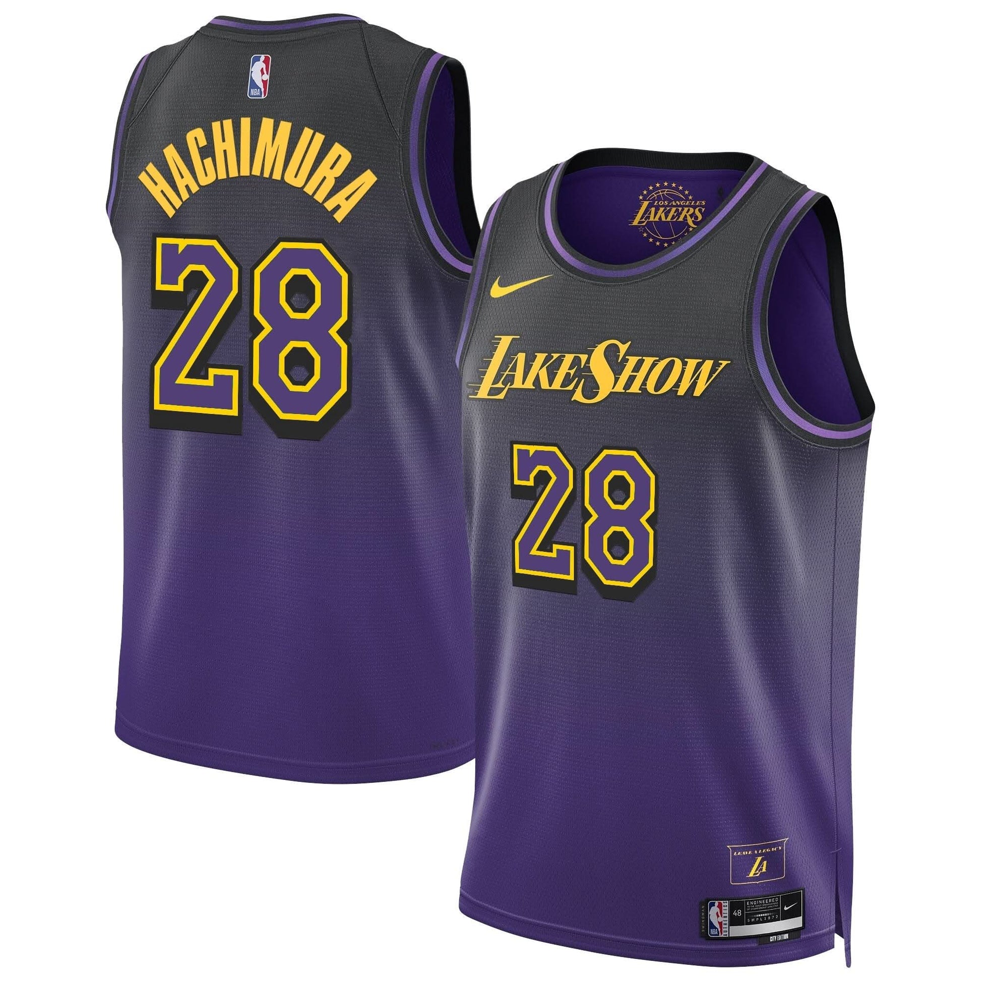 Los Angeles Lakers Swingman Jersey - All Stitched