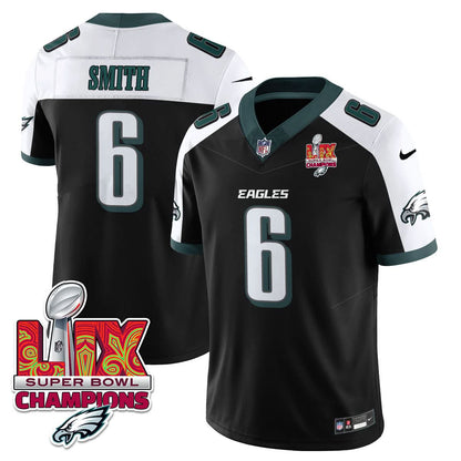 Philadelphia Eagles Super Bowl LIX Champions Gold Vapor Limited Jersey - All Stitched