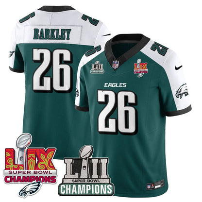 Philadelphia Eagles LII-LIX Super Bowl Champions Vapor Limited Jersey - All Stitched