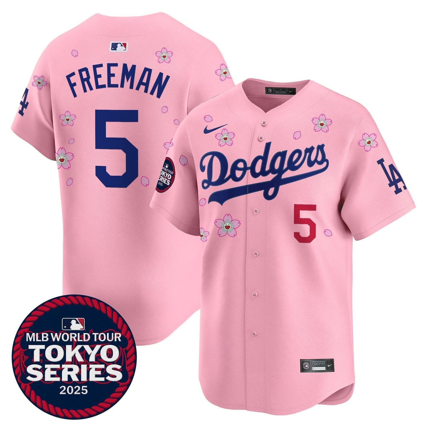 Dodgers Tokyo Series 2025 Vapor Premier Limited Jersey V2 - Stitched