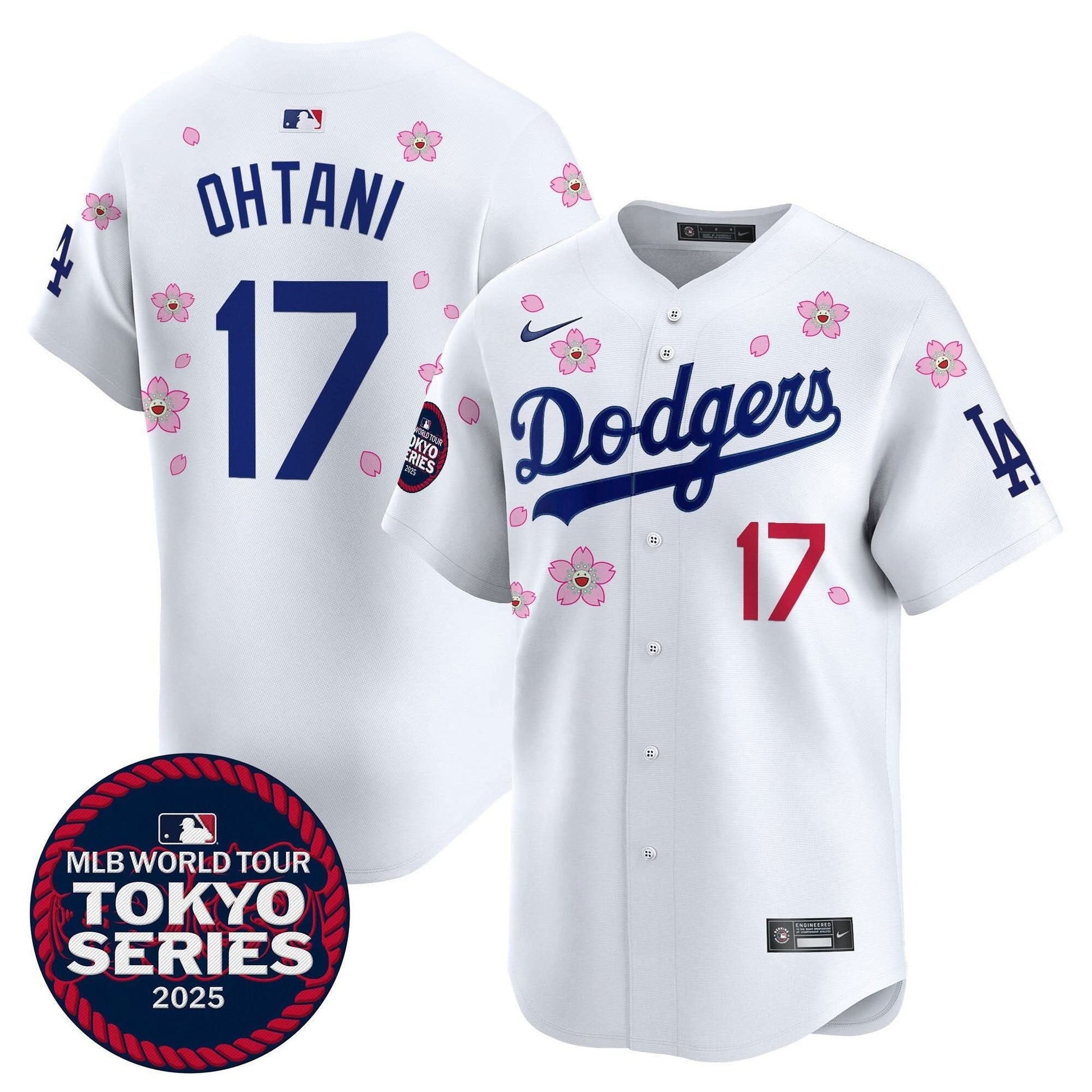 Dodgers Tokyo Series 2025 Vapor Premier Limited Jersey V2 - Stitched
