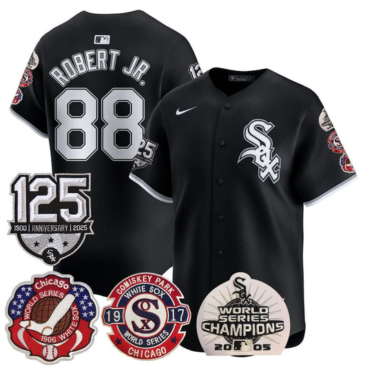 Chicago White Sox 125th Anniversary - World Series Champions Jersey - All Stitched