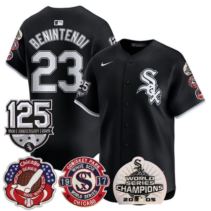Chicago White Sox 125th Anniversary - World Series Champions Jersey - All Stitched