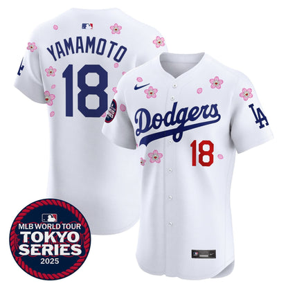 Dodgers Tokyo Series 2025 Vapor Premier Elite Jersey - Stitched