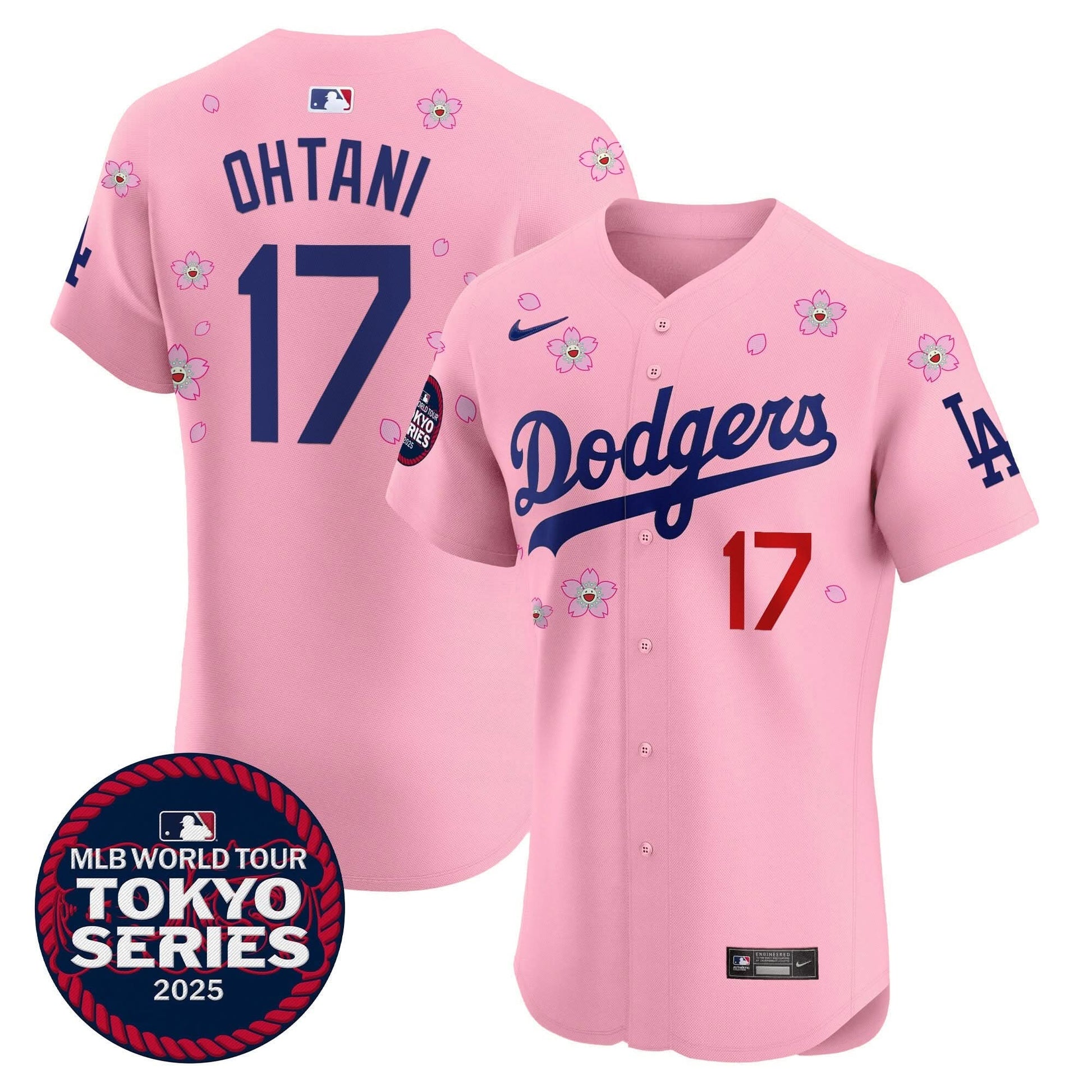 Dodgers Tokyo Series 2025 Vapor Premier Elite Jersey - Stitched