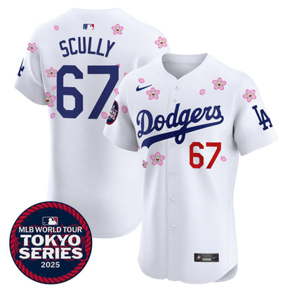Dodgers Tokyo Series 2025 Vapor Premier Elite Jersey - Stitched