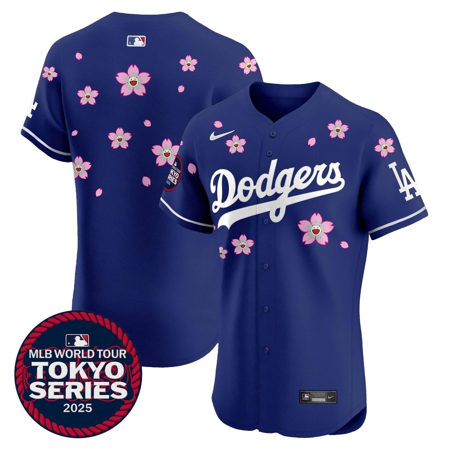 Dodgers Tokyo Series 2025 Vapor Premier Elite Jersey - Stitched